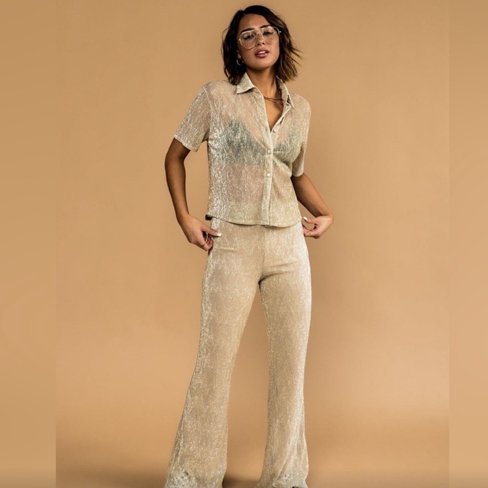 DIL Cream with gold Women's set